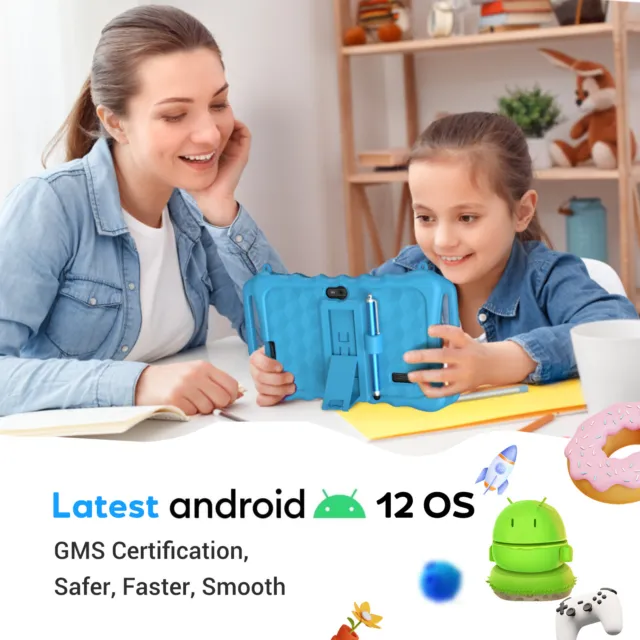 XGODY Kids Kinder Tablet 3GB+32GB PC Android 12 7 Zoll Quad Core Dual Kamera 2MP 3