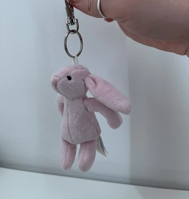 JELLYCAT BASHFUL BUNNY Pink Plush Keyring Retired £29.95 PicClick UK
