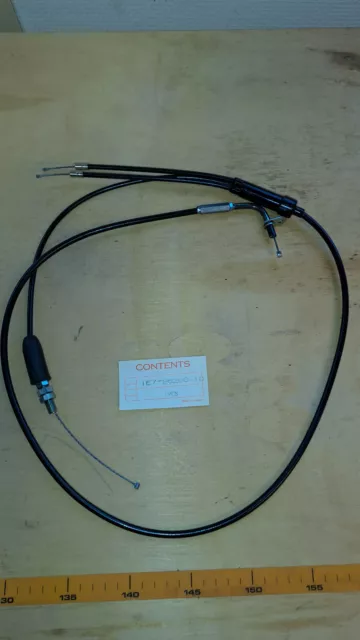 Yamaha Rd 125 -76-81 Complete Throttle Cable 1E7-26260-10 Nos