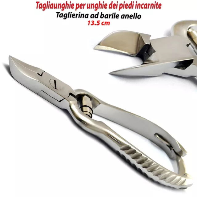 Tagliaunghie per unghie dei piedi spessa incarnite Taglierino ad barile anello