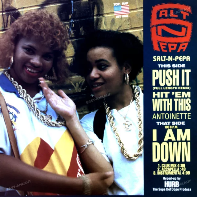 Salt-N-Pepa / Antoinette - Push It / Hit 'Em With This / I Am Down Maxi '