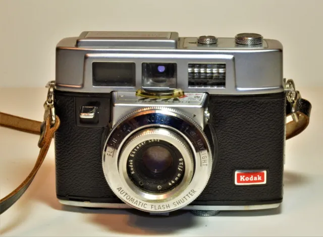 Vtg Kodak Automático 35F 35mm Película Cámara Ektanar 44mm F:2.8mm Lente Repair