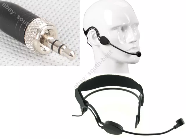 Pro Headset Head-mounted Headworn Microphone For Sennheiser Wireless