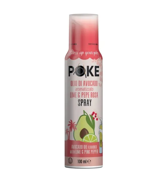 Condimento spray x Poké Olio di avocado lime pepe rosa100ml -90% di calorie