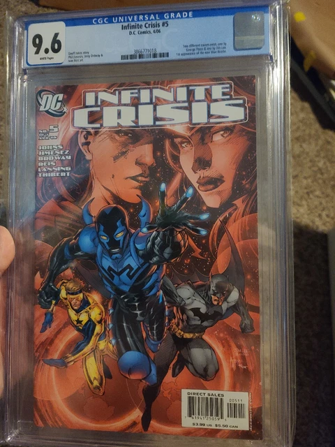 Infinite Crisis #5 CGC 9.6 NM+ (2006) 1st Jaime Reyes Blue Beetle! Jim Lee cover