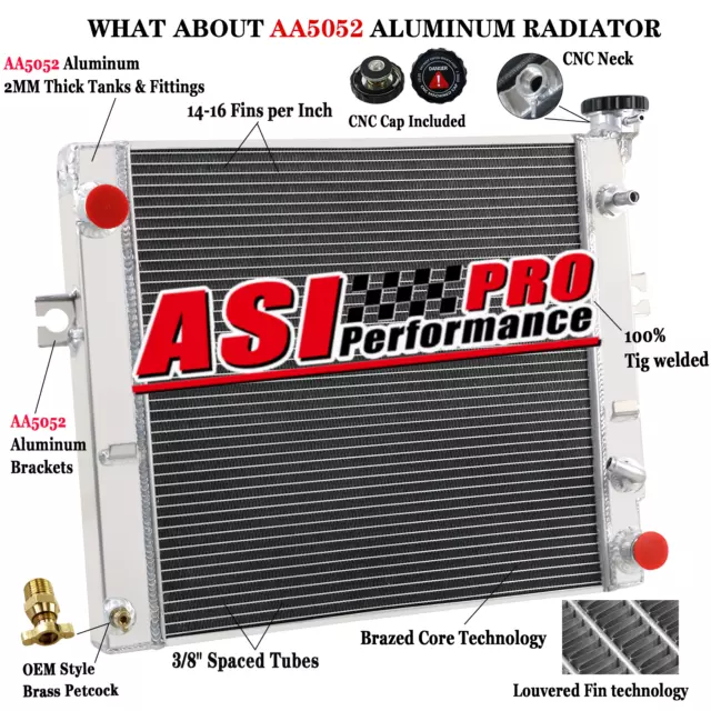 3 ROW Aluminum Radiator For Toyota 16410U220071 16410U220171/16420U128171