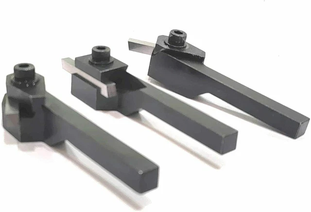 Set di utensili per tornitura con inserti per utensili in HSS gambo quadro...