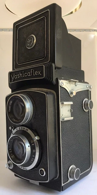 Cámara fotográfica vintage Yashicaflex AII TLR de formato medio - necesita TLC