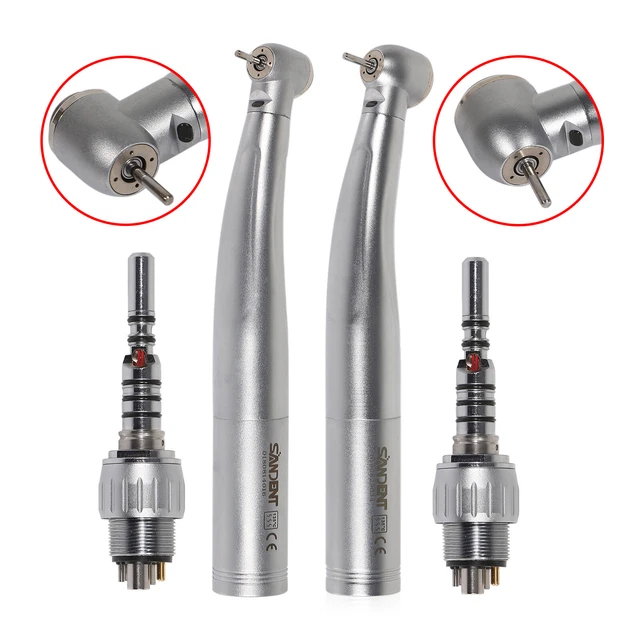 Big Standard Dental Fiber Optic Handpiece LED Quick Coupler Swivel Y#F2