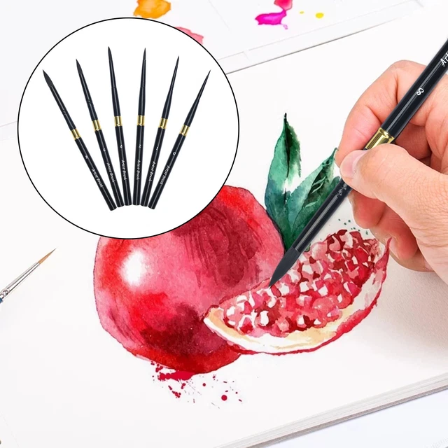 Pennello per pittura per artisti 1 pezzo Pennelli per capelli in nylon