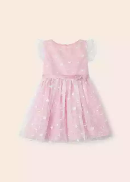 Abito Abiti Vestito Cerimonia Bambina Mayoral 3911 Rosa Originale Pe 2023