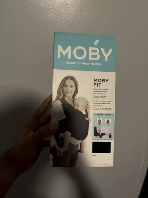 Moby Fit Hybrid Baby Carrier - Black