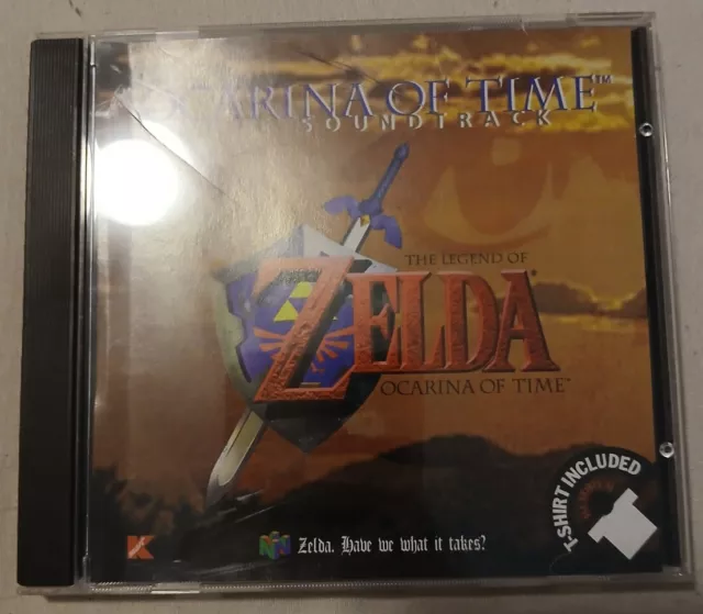 Nintendo The Legend Of Zelda Ocarina Of Time Sound Track CD Koji Kondo 1998 N64