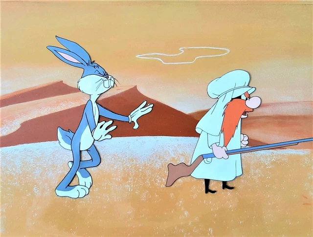 Sahara Hare Yosemite Sam Production Cel 1955 Looney Tunes Warner