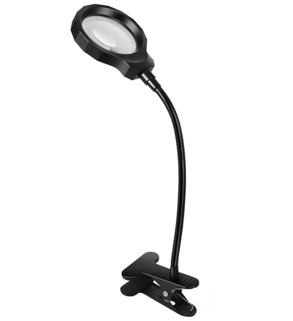 Loupe de bureau rechargeable éclairée par LED ViSee LM-30 2