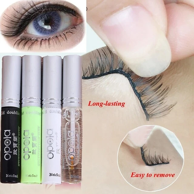 5 ml colla per ciglia professionale impermeabile rapida asciugatura artificiale US ~