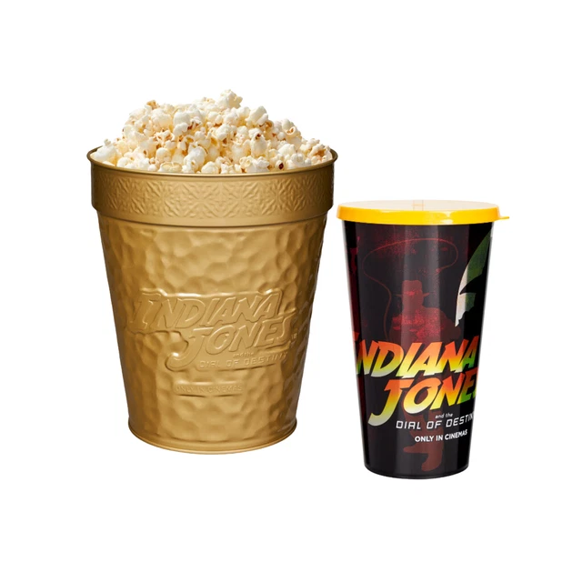 INDIANA JONES AND the Dial of Destiny film SEAU popcorn baignoire en