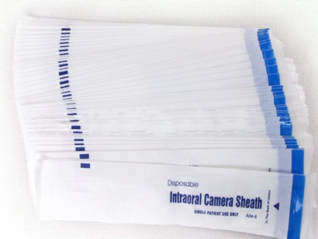 Disposable Sheath Intraoral Dental Camera Sleeve Sheath Cover Sheaths 100PCS USA