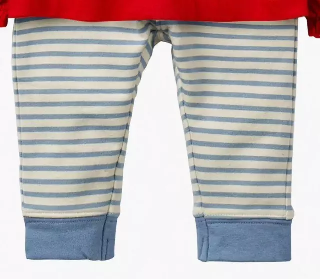 Baby Boden Boys Blue Stripe Jersey Drawstring Pants | 0-3 3-6 6-12 12-18 18-24