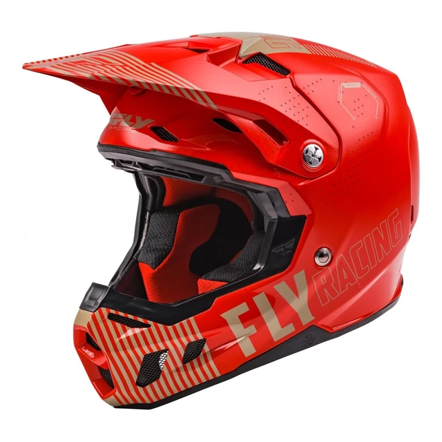 Casque VTT Downhill Freeride BMX Fly Racing Formula CC Primary / Red / Khaki T.L