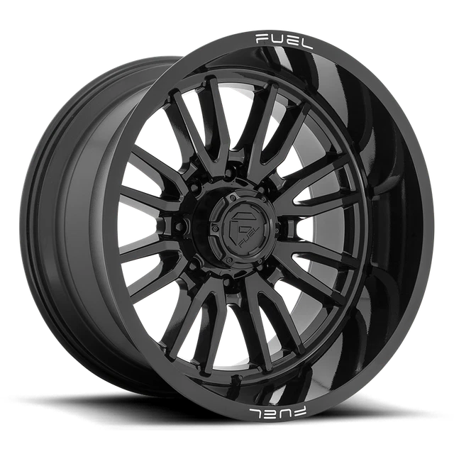 20 INCH BLACK Wheels Rims Chevy Silverado 2500 3500 Truck Fuel Clash 8