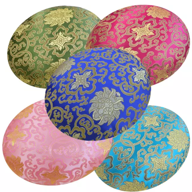 Round Shape Cover*Chinese Rayon Brocade Floor Chair Seat Cushion Case *BL19