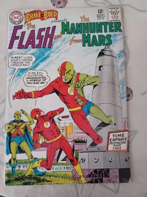 Brave And The Bold #56 Dc Comics 8.0 Flash Appearance *1964* 7.0