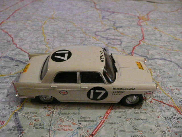 1968 PEUGEOT 404 East African Safari Sedan #17 IXO for Altaya