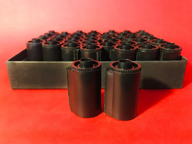 37 Reloadable & ReUsable Plastic  35mm Film Cassettes / Canisters / Cassettes