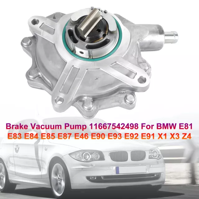 Brake Vacuum Pump 11667542498 For BMW E81 E83 E84 E85 E87 E46 E90 E93 E92 E91 T3