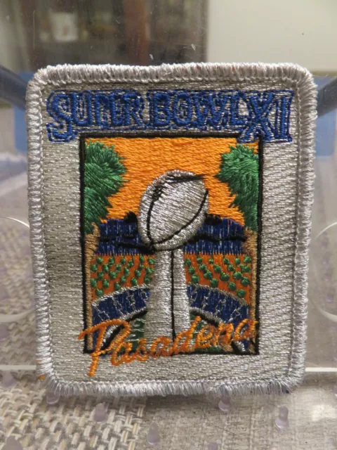 SUPER BOWL XI (Pasadena) CLOTH PATCH