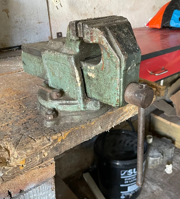Étau Multifonction 4 Colonnes - Serrage Jusqu’à 120mm, Pour Bricolage Et Perçage