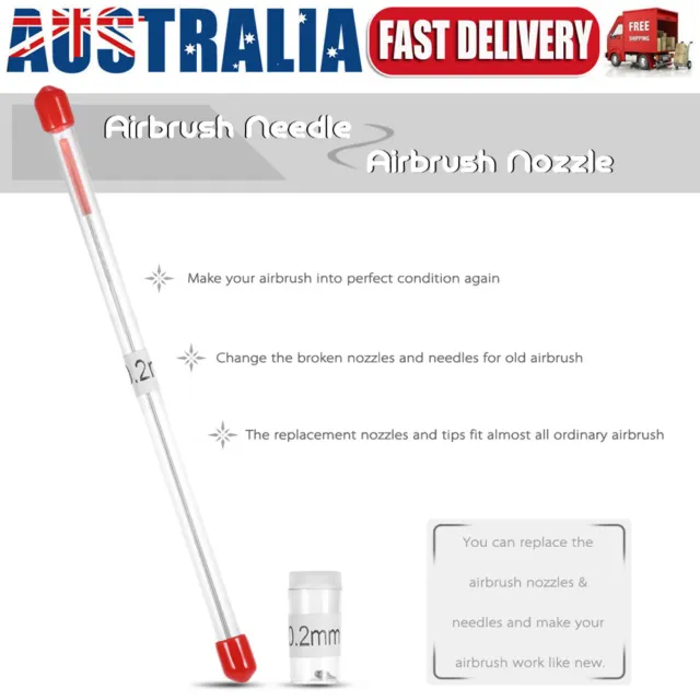 Airbrush Nozzle & Needle Replacement for Airbrushes Spray Gun Model Spraying AU