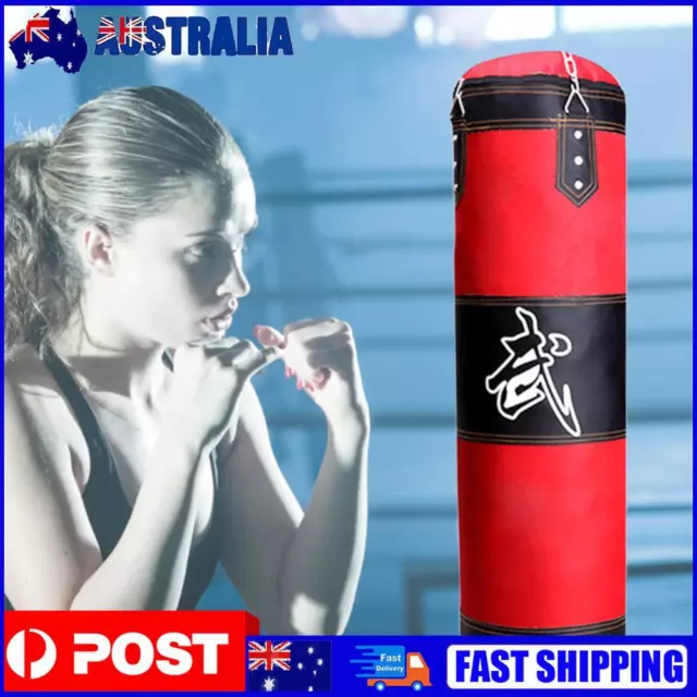 Boxing Sandbag Haing Durable with Metal Chain Hook for Adult Kids (80CM)