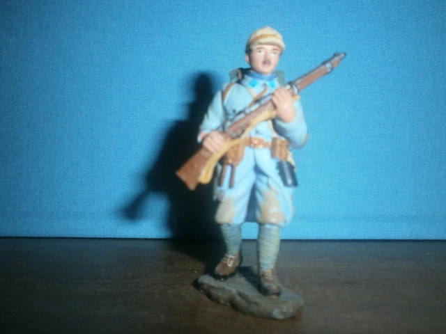 Soldat De Plomb WWI - Fantassin Américain 75mm - Échelle 1:22,5 - Occasion