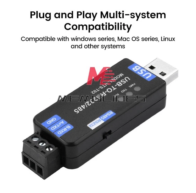 Usbcom5 Module INDUSTRIAL USB TO RS485/RS232 Communication Converter Module CH343G USB ...