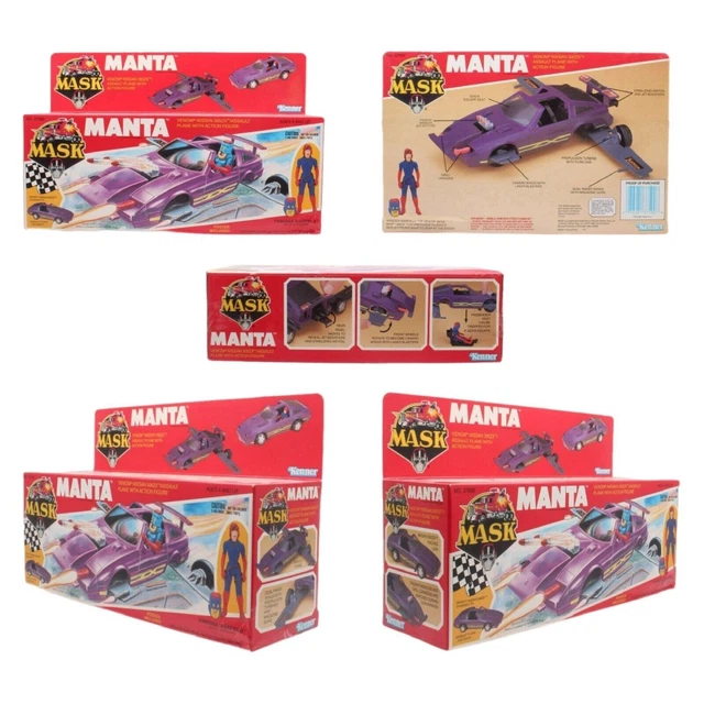 Figurine M.A.S.K. Vanessa Warfield Manta + Masque Kenner B-4 Mayhem - Vintage - Occasion