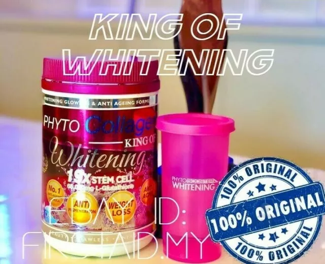 HOT! ORIGINAL Phyto Collagen KING Whitening Anti-Aging 19X STEMCELL + free gift