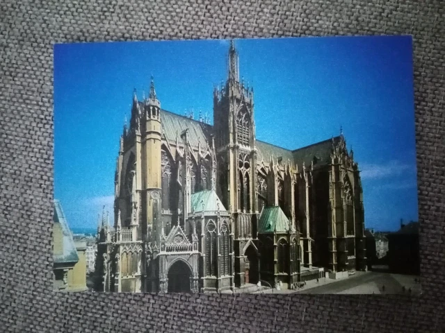 Cpsm Cpm Metz The Holy Cathedral Etienia