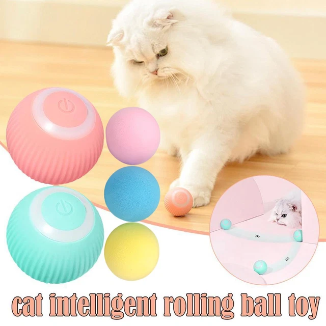Automatic Rolling Cat Ball Interactive Smart Toy Electric Training V2 R4O1