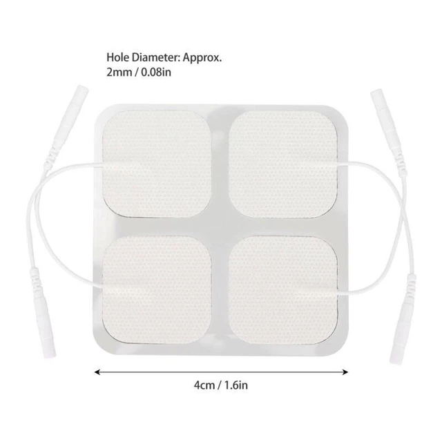 16x Electrode TENS Pads | Self-Adhesive Replacement for Muscle Stimulator