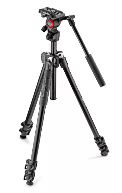 Manfrotto Tripod MK290LTA3-V - Trépied avec tête fluide vidéo MVH400AH