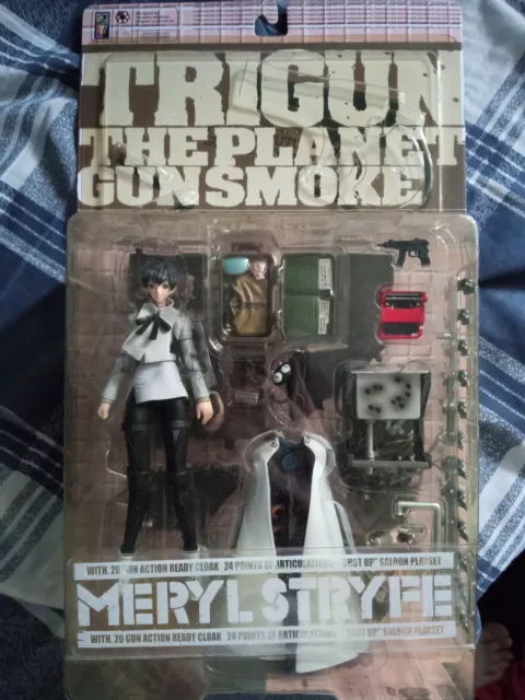 Kaiyodo Trigun The Planet Gunsmoke Meryl Stryfe Sealed Action Figure Anime New