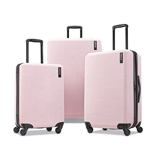 Stratum XLT Expandable Hardside Luggage with Spinner Wheels, Pink Blush, 3