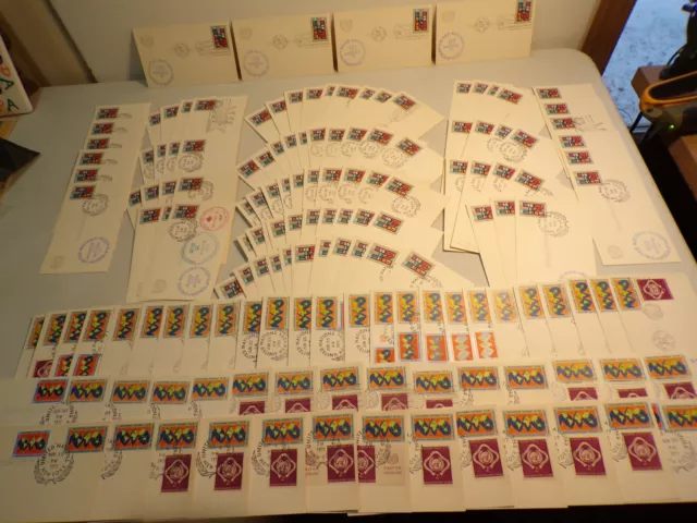 Huge Dealer's Stock of United Nations First Day of Issue Postal Stationary Cards