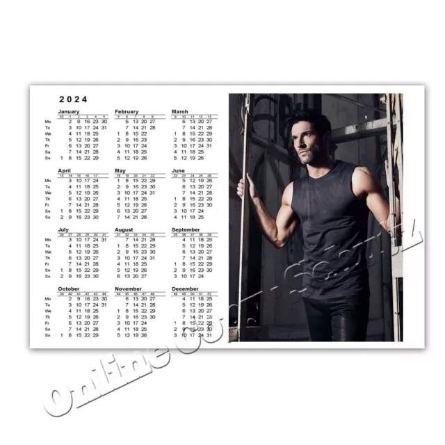TOM ELLIS AKA Lucifer + Pocket Calendar 2025 [K6] Calendar 3.30 PicClick