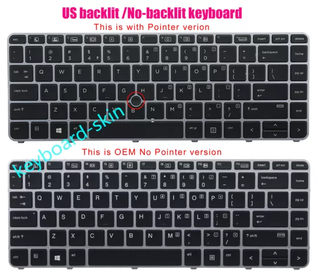 New US Backlit Keyboard For HP 745 G3,840 G3,745 G4,840 G4,ZBook 14u G4 laptop