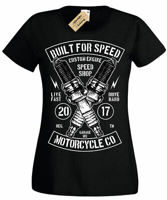 Built For Speed T-Shirt Womens Ladies