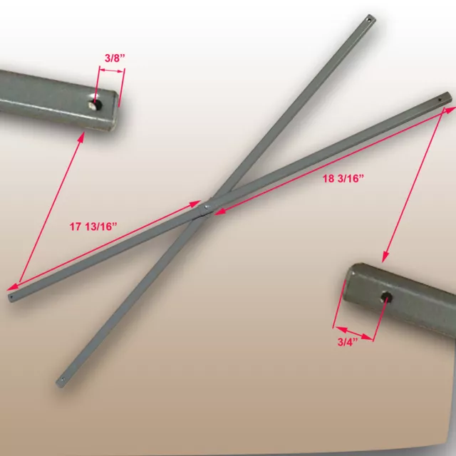 Ozark Trail Coleman 12' x 12' Canopy SIDE TRUSS Bar 36" GRAY Replacement Parts