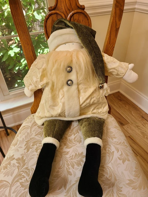 Woof & Poof, Woof and Poof, Woof n Poof  Santa 30 Inches 2003 White Coat